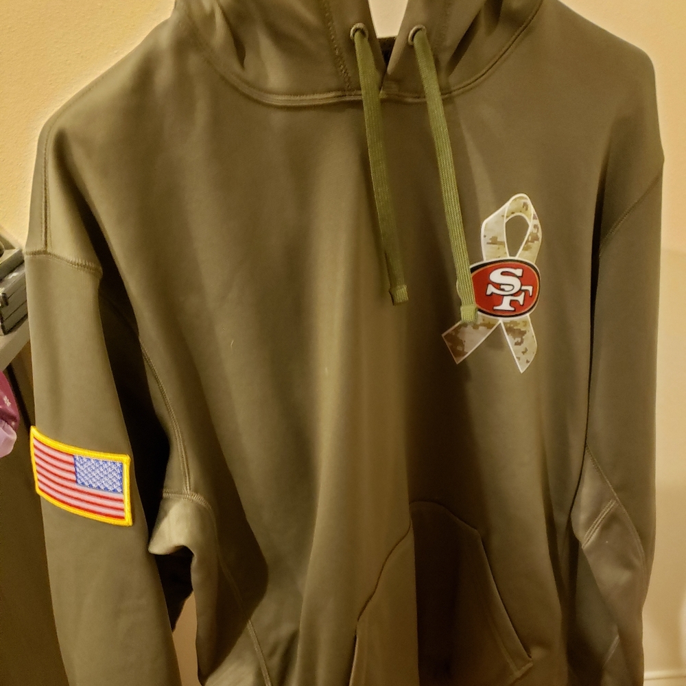 Salute to service 49er hoodie